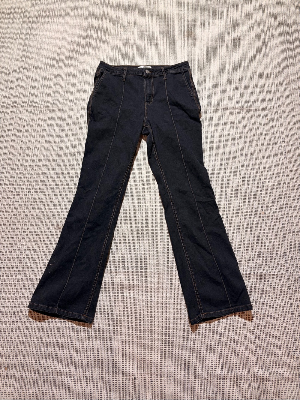 MARC NEW YORK Women's Mid Rise Front Seam Flare Pants Size 12